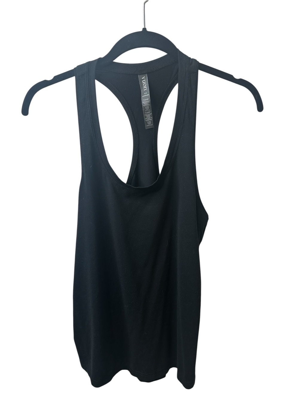 Vuori Black Racerback Muscle Tank Size M